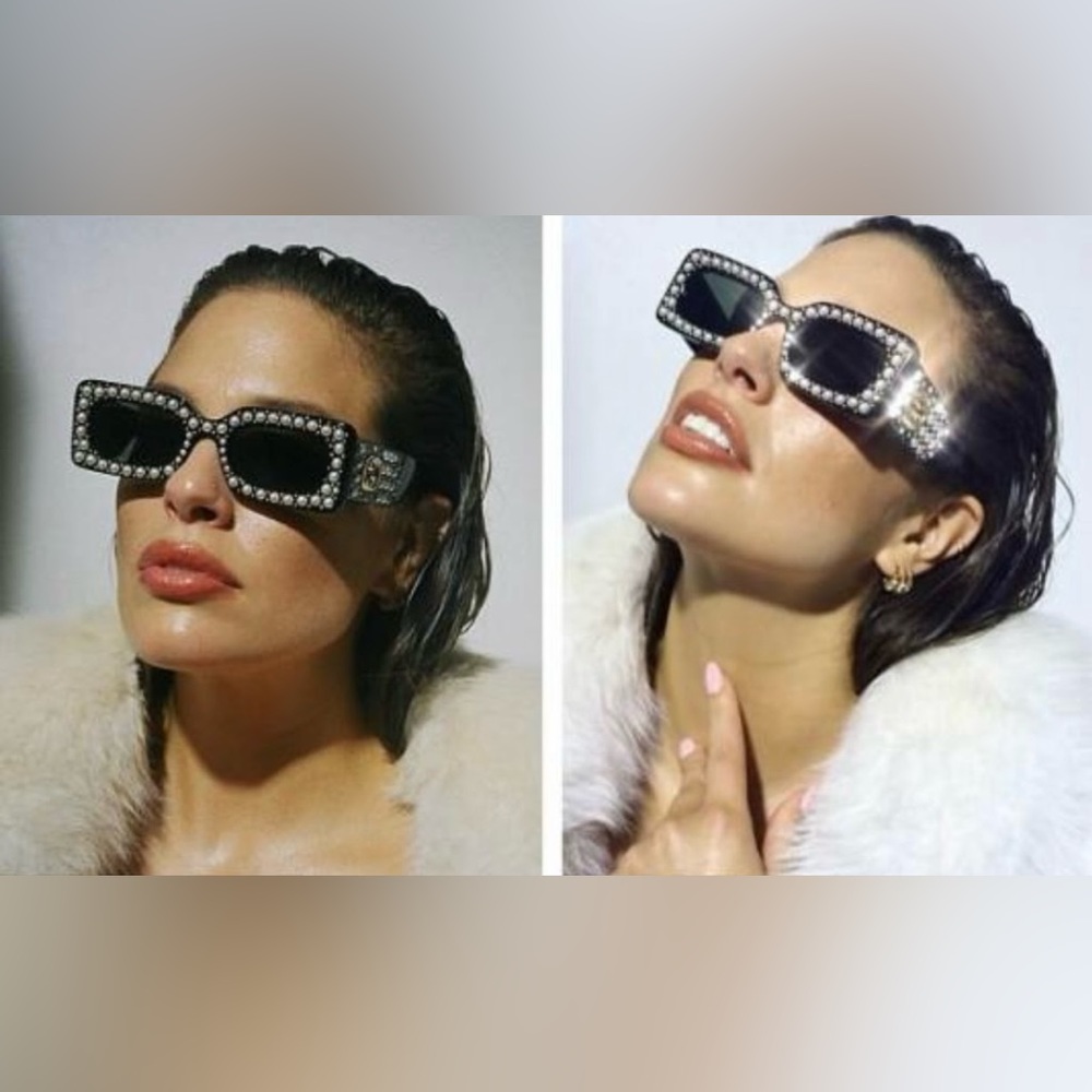 Gucci Hollywood forever rectangular sunglasses - Picture 3 of 15